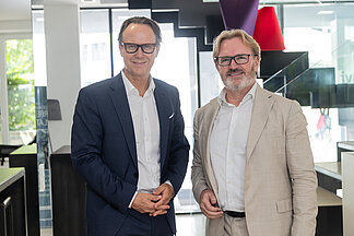 IV OÖ Präsident Thomas Bründl und Geschäftsführer DI Dr. Joachim Haindl-Grutsch