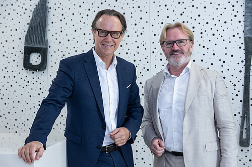 IV OÖ Präsident Thomas Bründl und Geschäftsführer DI Dr. Joachim Haindl-Grutsch